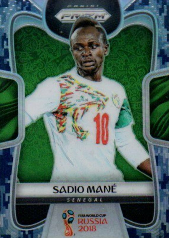 Sadio Mane 2018 Prizm World Cup #282 Camo /20 PSA 10