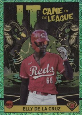 2022 Bowman Mega Box #ICFL-19 It Came to the League - Green Refractor /99