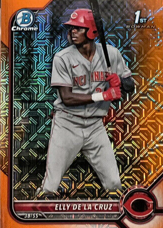 スポーツ選手 ELLY DE LA CRUZ_2022 Bowman's Best Elly De La Cruz Autographed 2022 Bowman Prospects Rookie