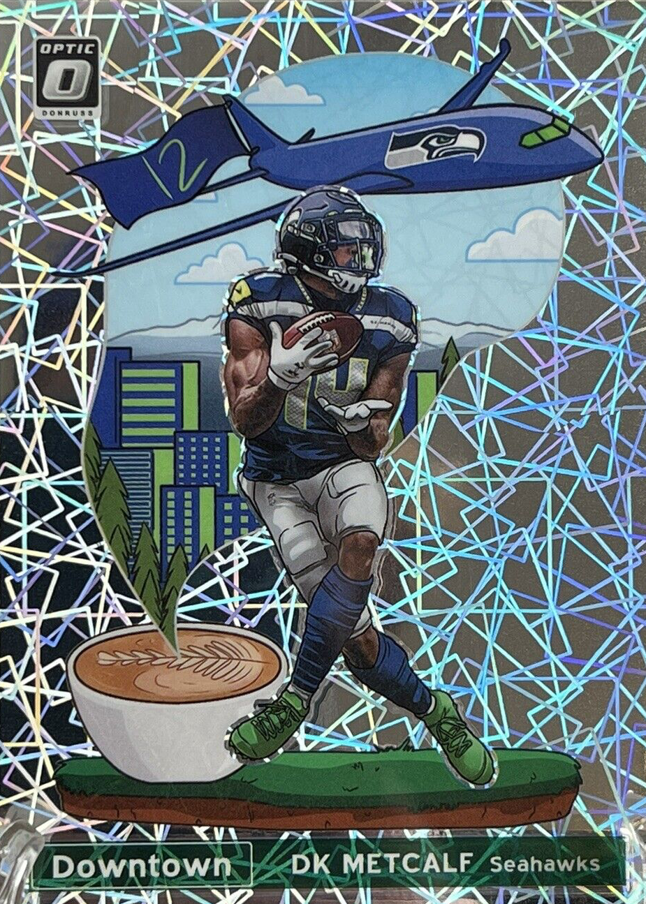 DK Metcalf 2021 Optic #DT-32 Downtown /(SSP) Price Guide