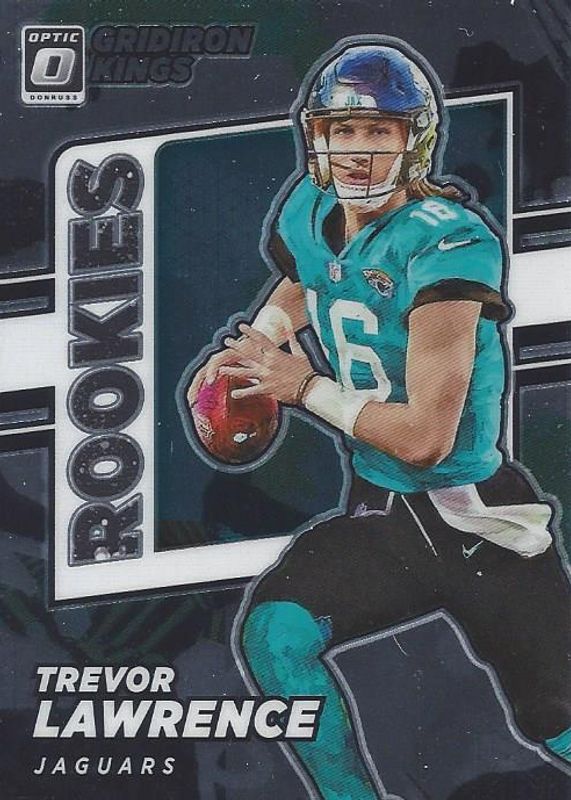 Trevor Lawrence 2021 Optic #RGK-1 Rookie Gridiron Kings PSA 10