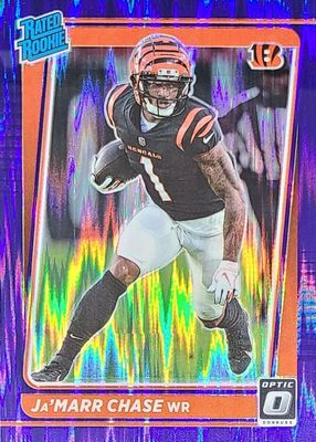 2021 Optic #207 Purple Shock