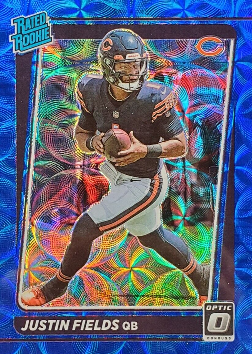 Justin Fields rated rookie サイン NFL カード Amazon.com: 2021 Panini Donruss Football #253 Justin Fields