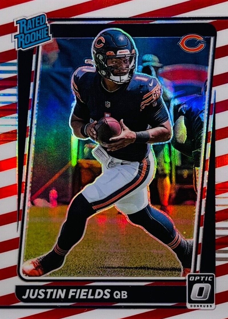 Justin Fields 2021 Optic #204 Freedom /(SSP) Price Guide