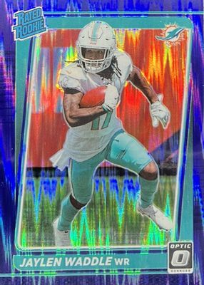 2021 Optic #208 Purple Shock