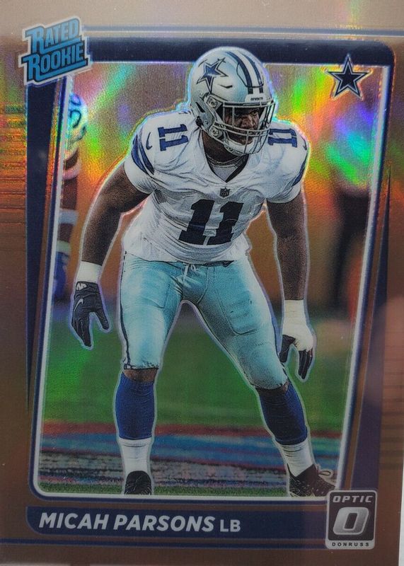 Micah Parsons 2021 Optic #245 Bronze Rookie SGC 9.5