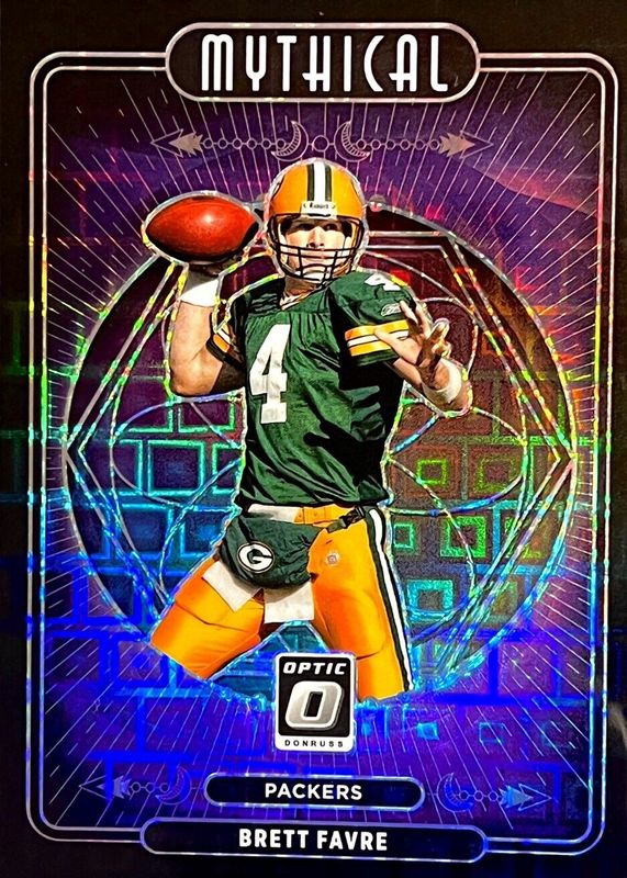 Brett Favre 2021 Optic #MY-9 Mythical - Black Pandora /25 PSA 10