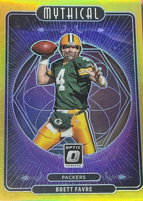 Brett Favre 2021 Optic #MY-9 Mythical - Gold /10 PSA 10