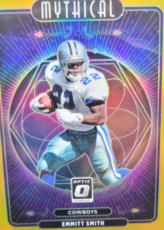 Emmitt Smith 2021 Optic #MY-15 Mythical - Gold /10 RAW