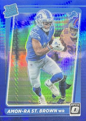 2021 Optic #228 Blue Hyper