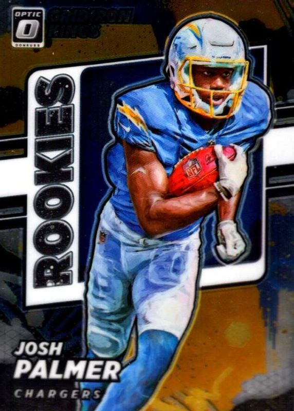 Josh Palmer 2021 Optic #RGK-18 Rookie Gridiron Kings Rookie SGC 10