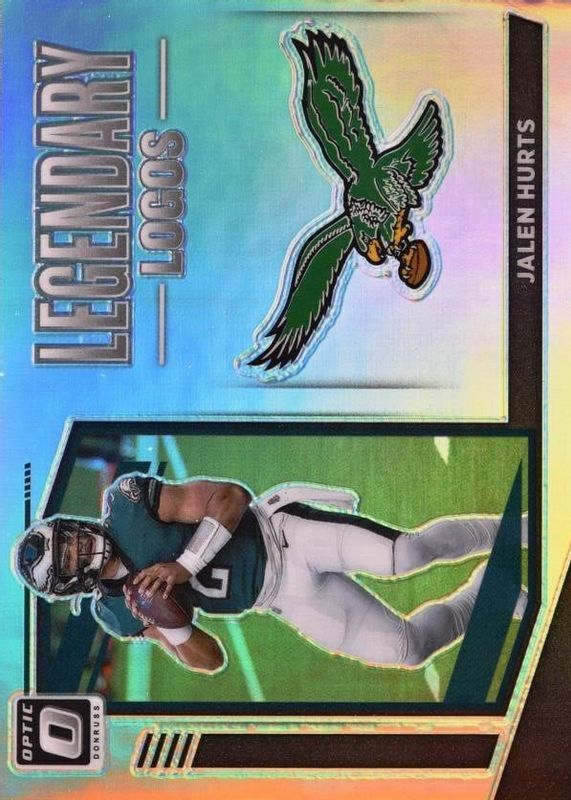 Jalen Hurts 2021 Optic #LL-16 Legendary Logos SGC 9.5