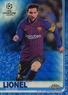 2018 Topps Chrome UEFA Champions League #1 Blue Wave Refractor /75