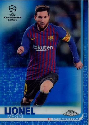 2018 Topps Chrome UEFA Champions League #1 Blue Refractor /150