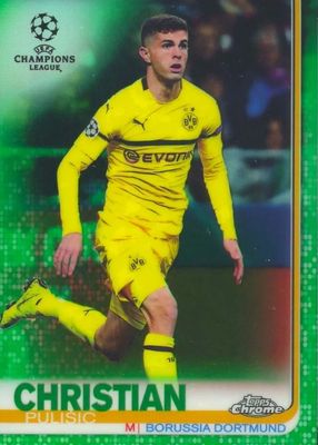 2018 Topps Chrome UEFA Champions League #23 Green Refractor /99