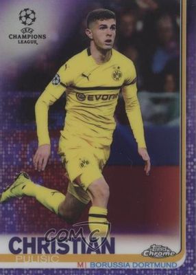 2018 Topps Chrome UEFA Champions League #23 Purple Refractor /250