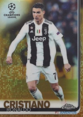 2018 Topps Chrome UEFA Champions League #100 Gold Refractor /50