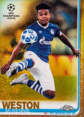 2018 Topps Chrome UEFA Champions League #83 Gold Refractor /50