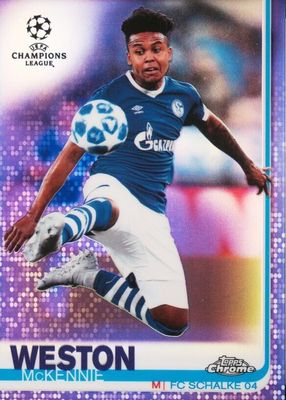 2018 Topps Chrome UEFA Champions League #83 Purple Refractor /250
