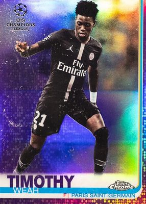 2018 Topps Chrome UEFA Champions League #92 Purple Refractor /250