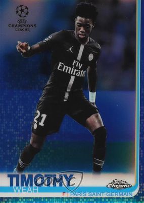 2018 Topps Chrome UEFA Champions League #92 Blue Refractor /150