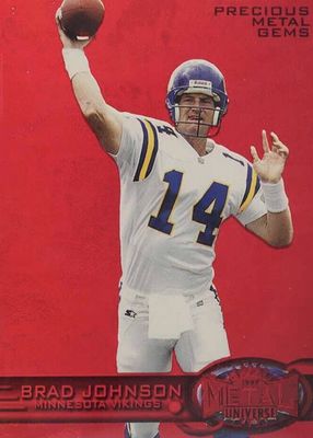 1997 Metal Universe #157 Precious Metal Gems Red /135