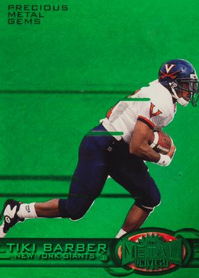 1997 Metal Universe #195 Precious Metal Gems Green /15