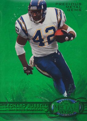 1997 Metal Universe #69 Precious Metal Gems Green /15