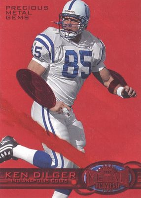 1997 Metal Universe #95 Precious Metal Gems Red /135