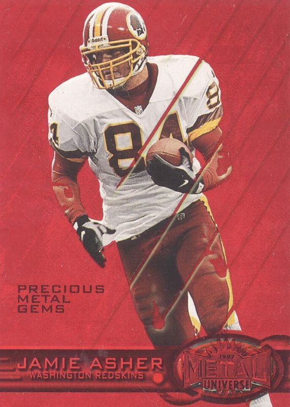 Jamie Asher 1997 Metal Universe #107 Precious Metal Gems Red /135 SGC 8