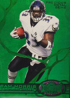 1997 Metal Universe #163 Precious Metal Gems Green /15