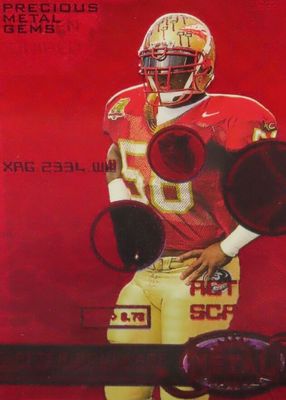 1997 Metal Universe #177 Precious Metal Gems Red /135