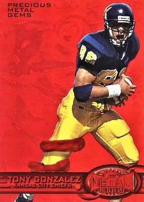 1997 Metal Universe #193 Precious Metal Gems Red /135