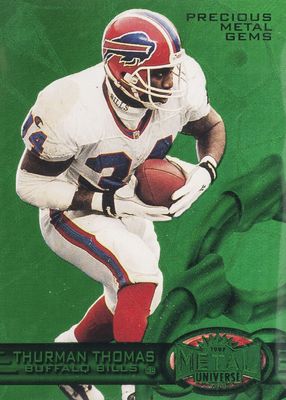 1997 Metal Universe #158 Precious Metal Gems Green /15