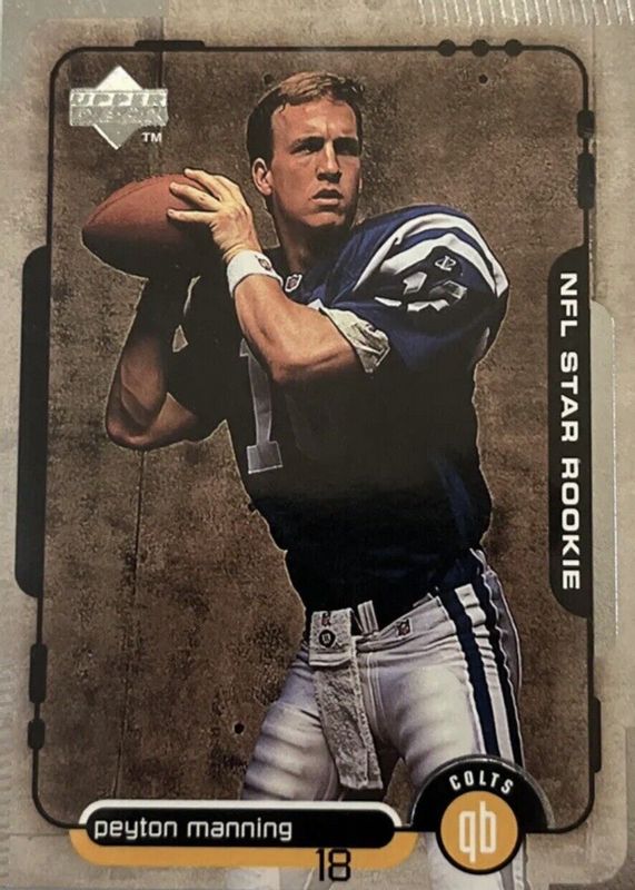 Peyton Manning 1998 Upper Deck Encore #1 Base Rookie SGC 9