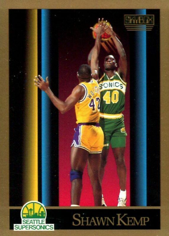 Shawn Kemp 1990 SkyBox #268 Base Rookie SGC 10 PRISTINE