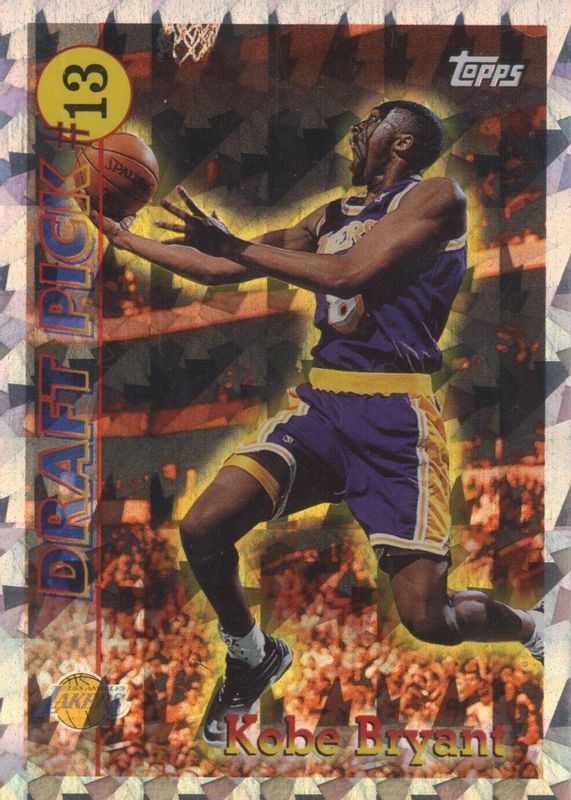 Kobe Bryant 1996 Topps #DP13 Draft Redemption Rookie BGS 9