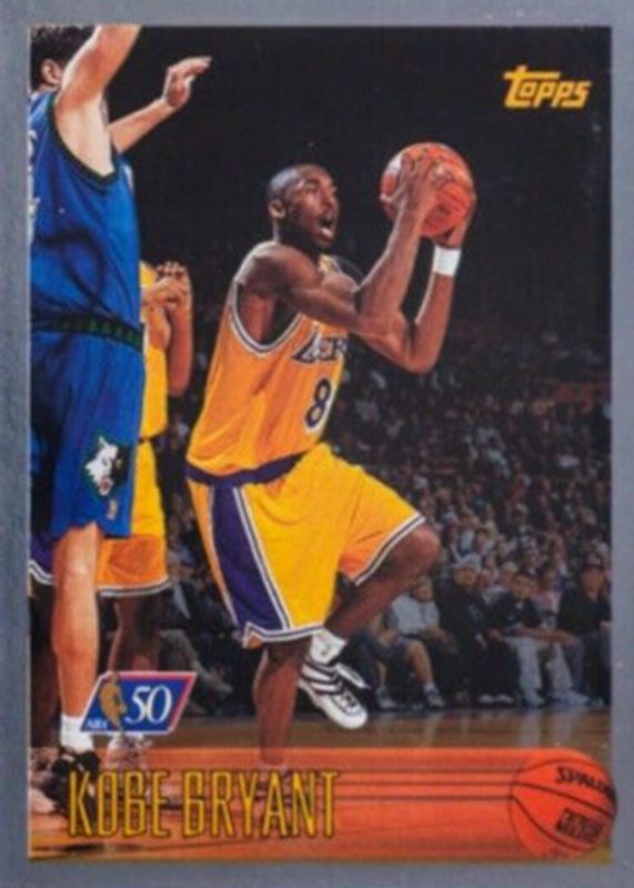 Kobe Bryant 1996 Topps #138 NBA at 50 Rookie RAW