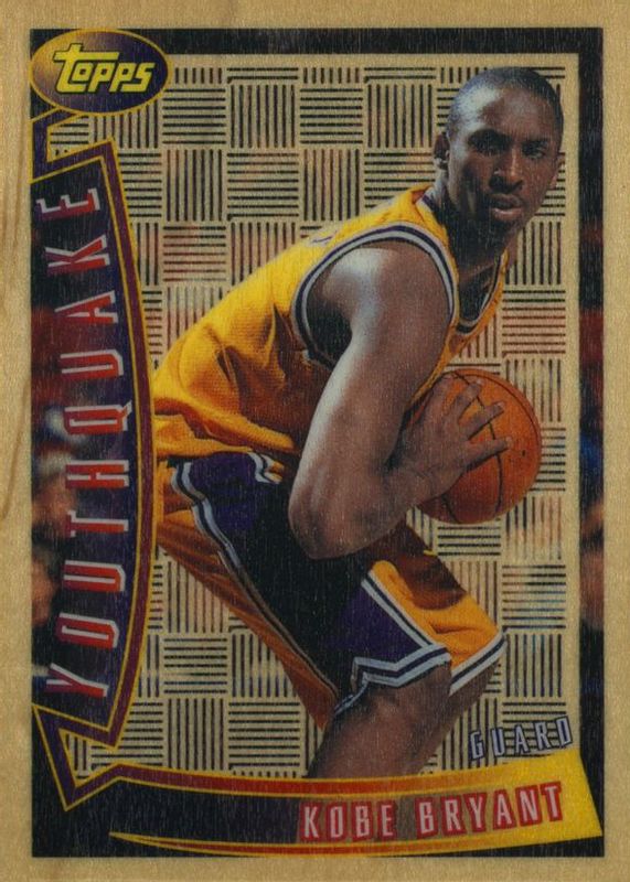 Kobe Bryant 1996 Topps #YQ15 Youthquake Rookie PSA 7.5