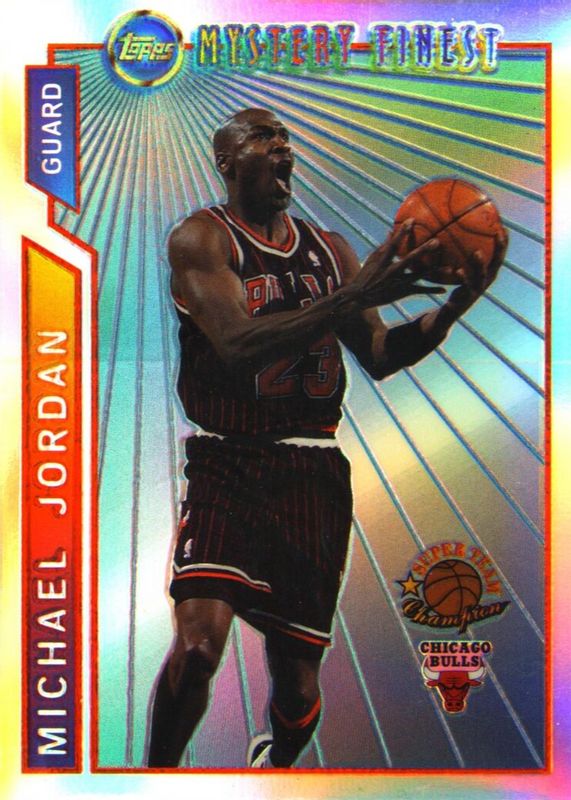 Michael Jordan 1996 sale Topps Finest Mystery PTPer's