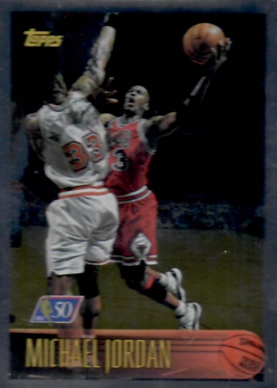 Michael Jordan 1996 Topps #139 NBA at 50 SGC 9