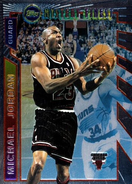 Michael Jordan 1996 Topps #M14 Mystery Finest Borderless