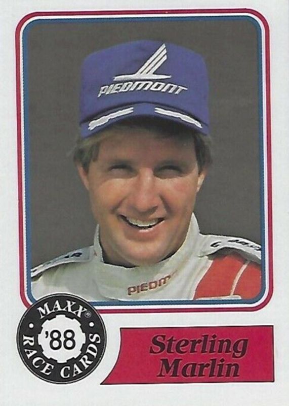 Sterling Marlin 1988 Maxx Charlotte NASCAR #80 Base Rookie SGC 9.5