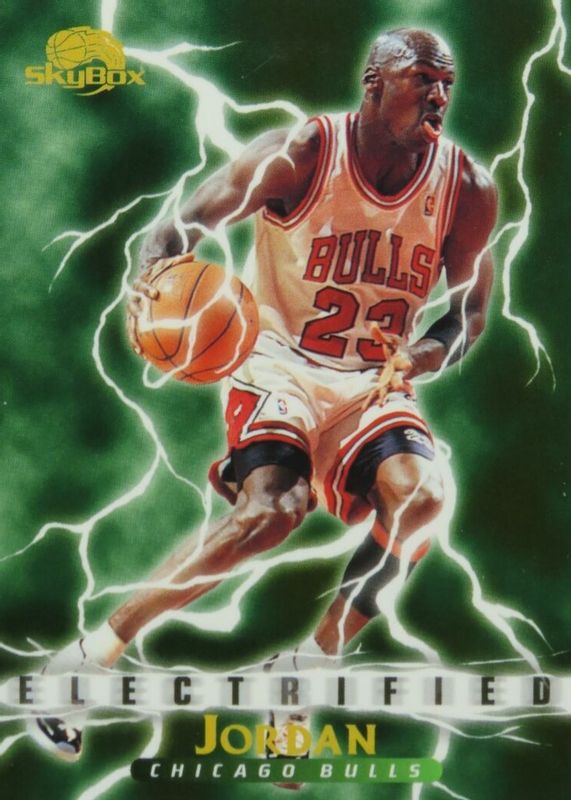 Michael Jordan 1995 SkyBox Premium #278 Electrified SGC 9.5