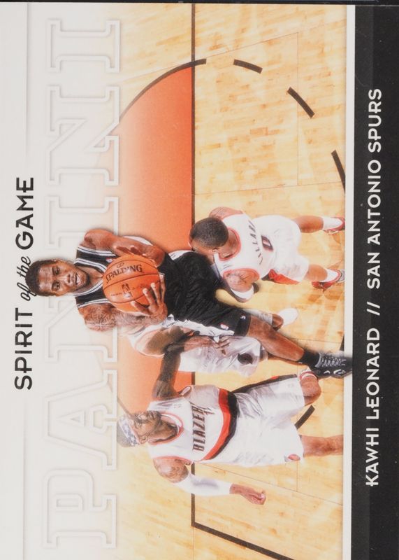 Kawhi Leonard 2012 Panini #9 Spirit of the Game Rookie RAW