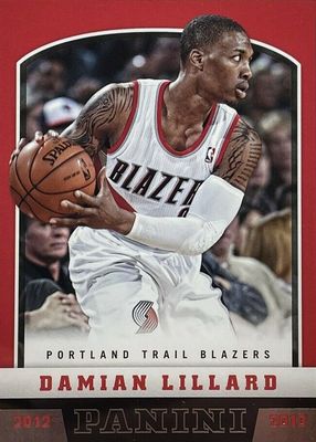 Damian Lillard 2022 Noir #260 Feature Length - FOTL /11