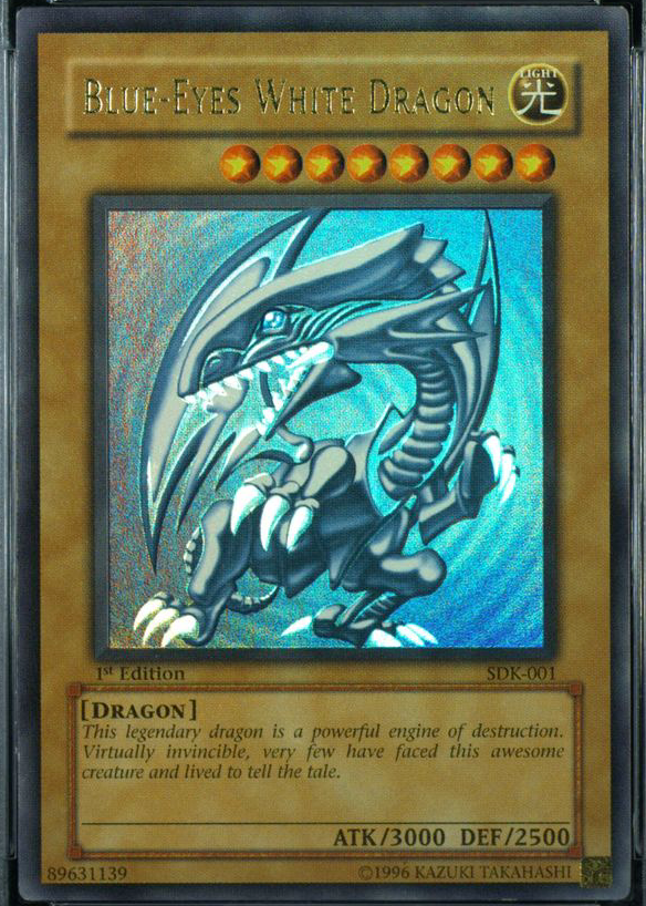 Blue-Eyes White Dragon 2002 Starter Deck: Kaiba #SDK-001 1st Edition (Ultra  Rare) Price Guide - Sports Card Investor