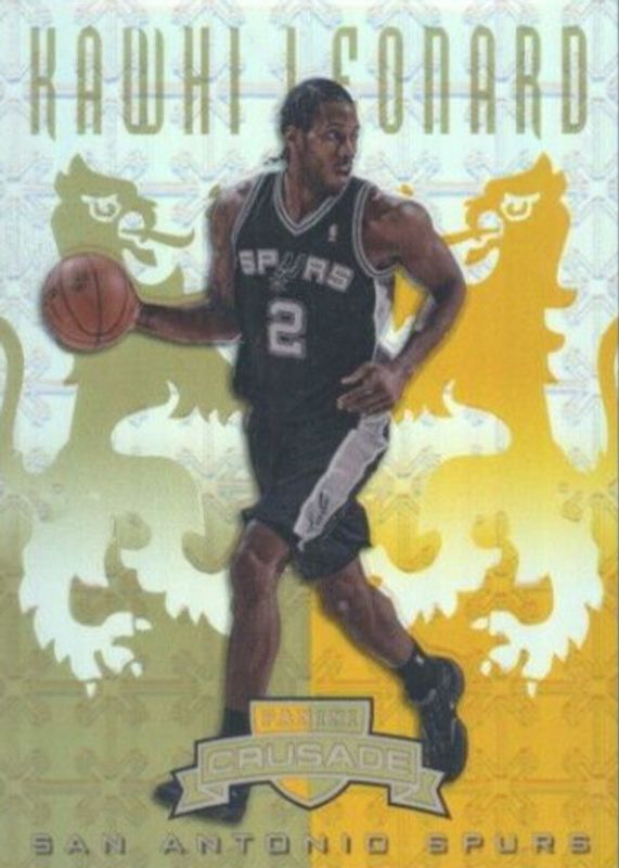 Kawhi Leonard 2012 Crusade #47 Prizm Gold /10 Rookie RAW