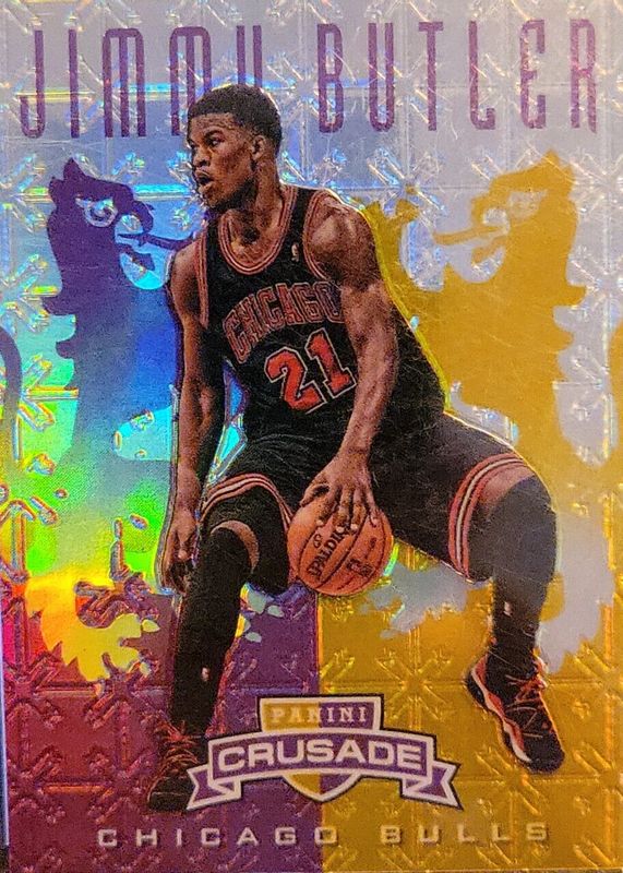 Jimmy Butler 2012 Crusade Prizm Purple & Gold #46 Price Guide