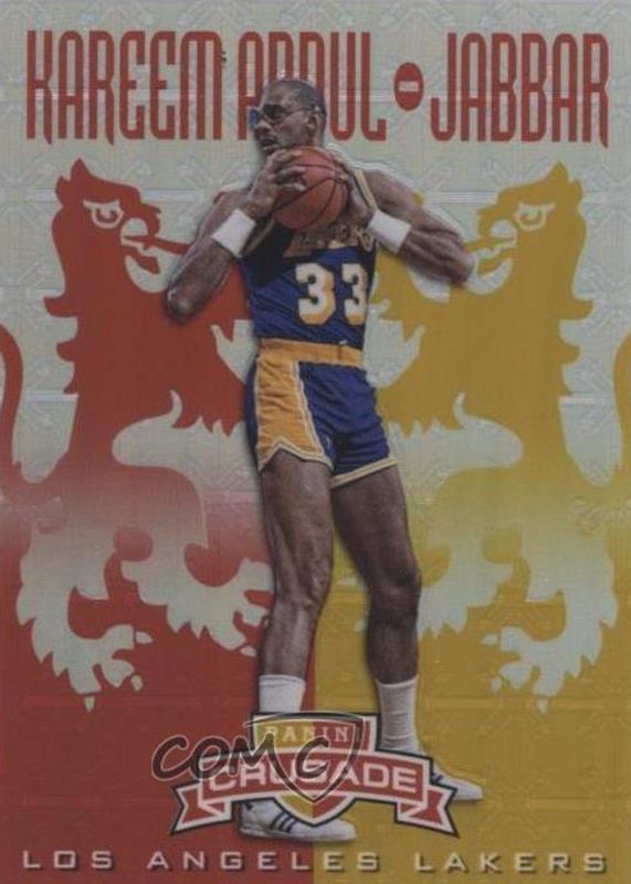 Kareem Abdul-Jabbar 2012 Crusade #94 Prizm Red & Gold /99 SGC 10